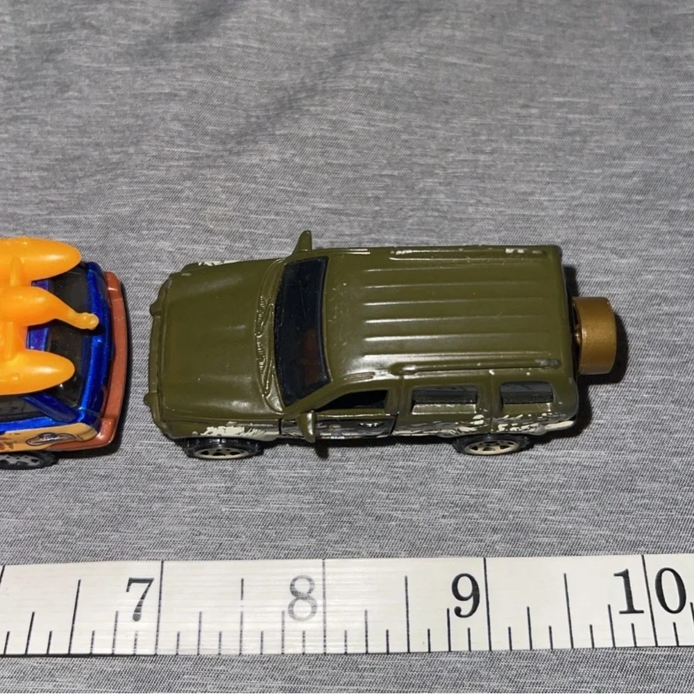 Lot Of 3 Matchbox Car Toy Chevy K-1500, Mud Splash Jeep Liberty, Grand Cherokee